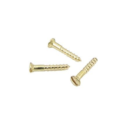 Wkręty soczewkowe mosiężne 2x10 mm DIN95 20 szt.