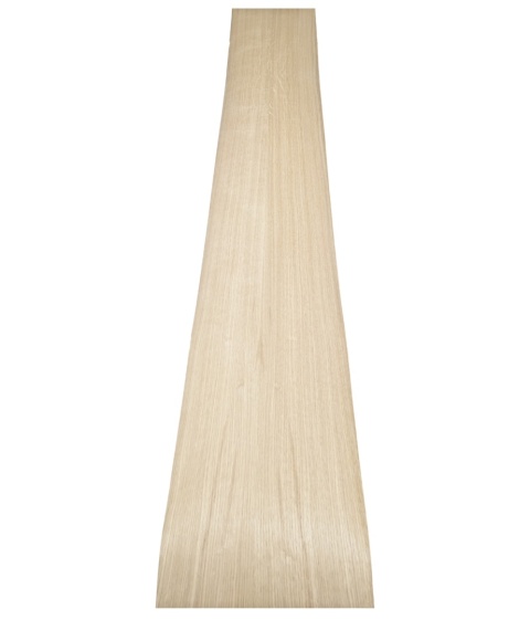 Fornir dębowy z klejem odcinek 25x164 cm