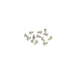 Wkręty stalowe niklowane 2,5x8 mm 50 szt.