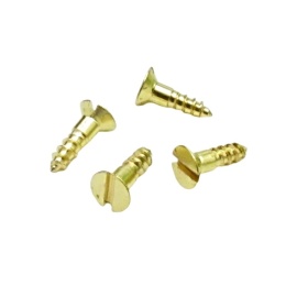 Wkręty mosiężne 4x12 mm DIN97 20 szt.